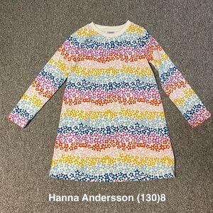 Hanna Andersson Rainbow Dot Stripe Long Sleeve